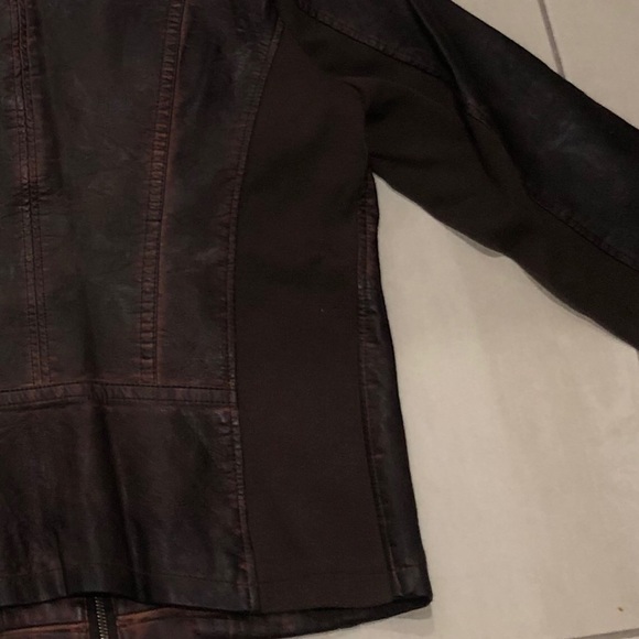 Faux Leather Jacket - Picture 3 of 4